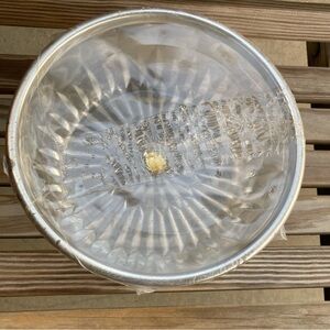 Leonard Genuine Crystal And Silver Plate Bowl Made In Italy New